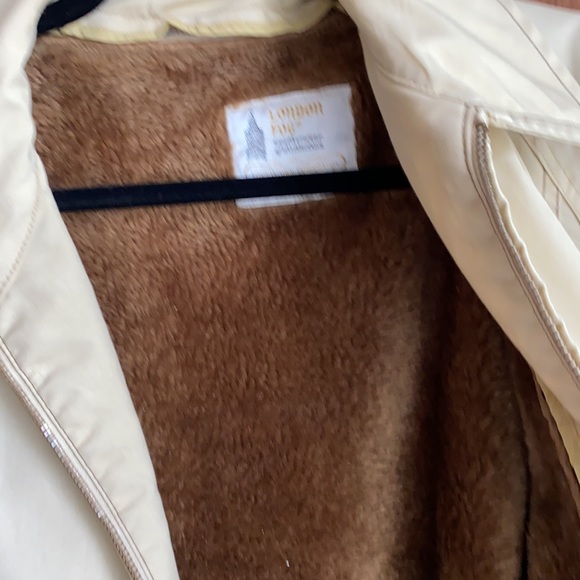 Vintage Men’s London Fog Khaki Jacket with furry warm inside. Sz 40 Reg - Picture 6 of 10